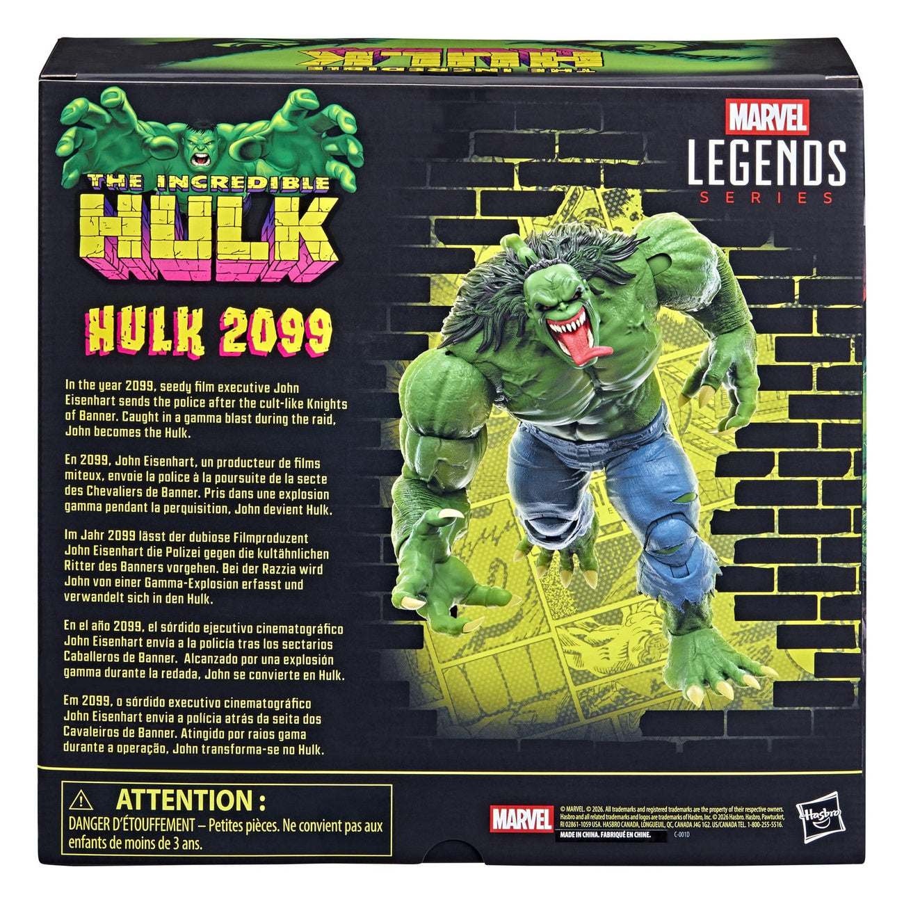Immagine del prodotto The Incredible Hulk Action figure Marvel Legends Hulk 2099 15 cm