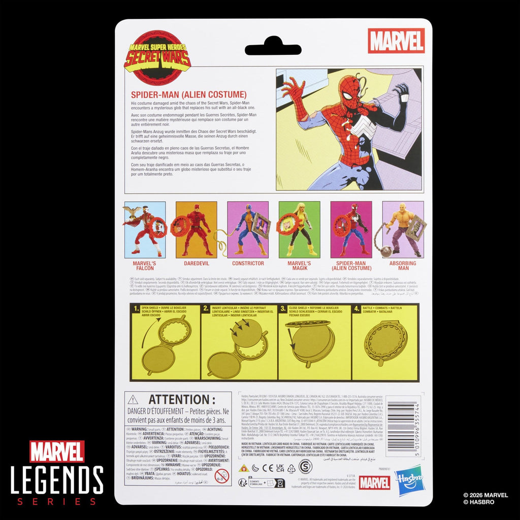 Immagine del prodotto Action figure Marvel Legends Secret Wars Spider-Man (Alien