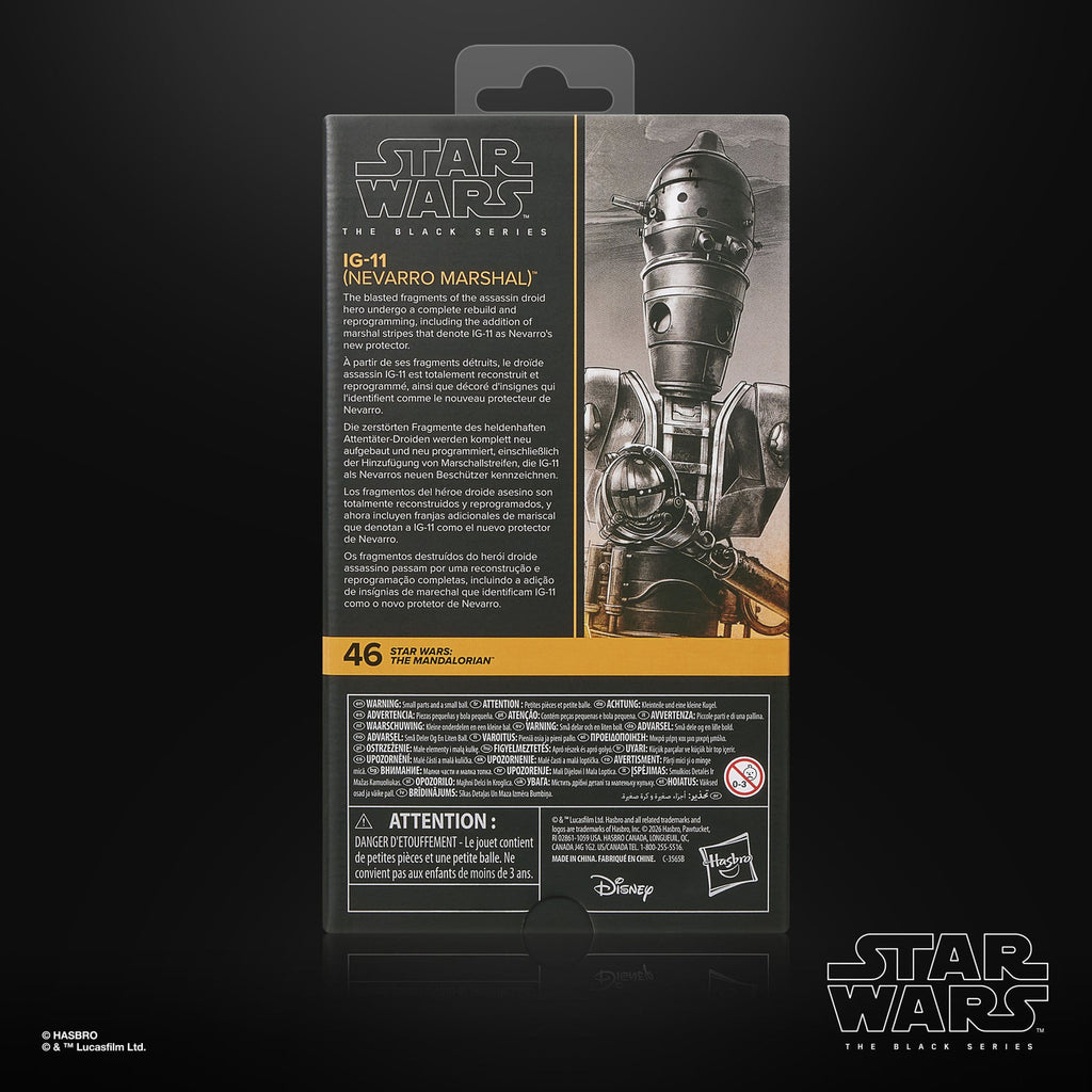 Immagine del prodotto Star Wars: The Mandalorian Action figure Black Series IG-11
