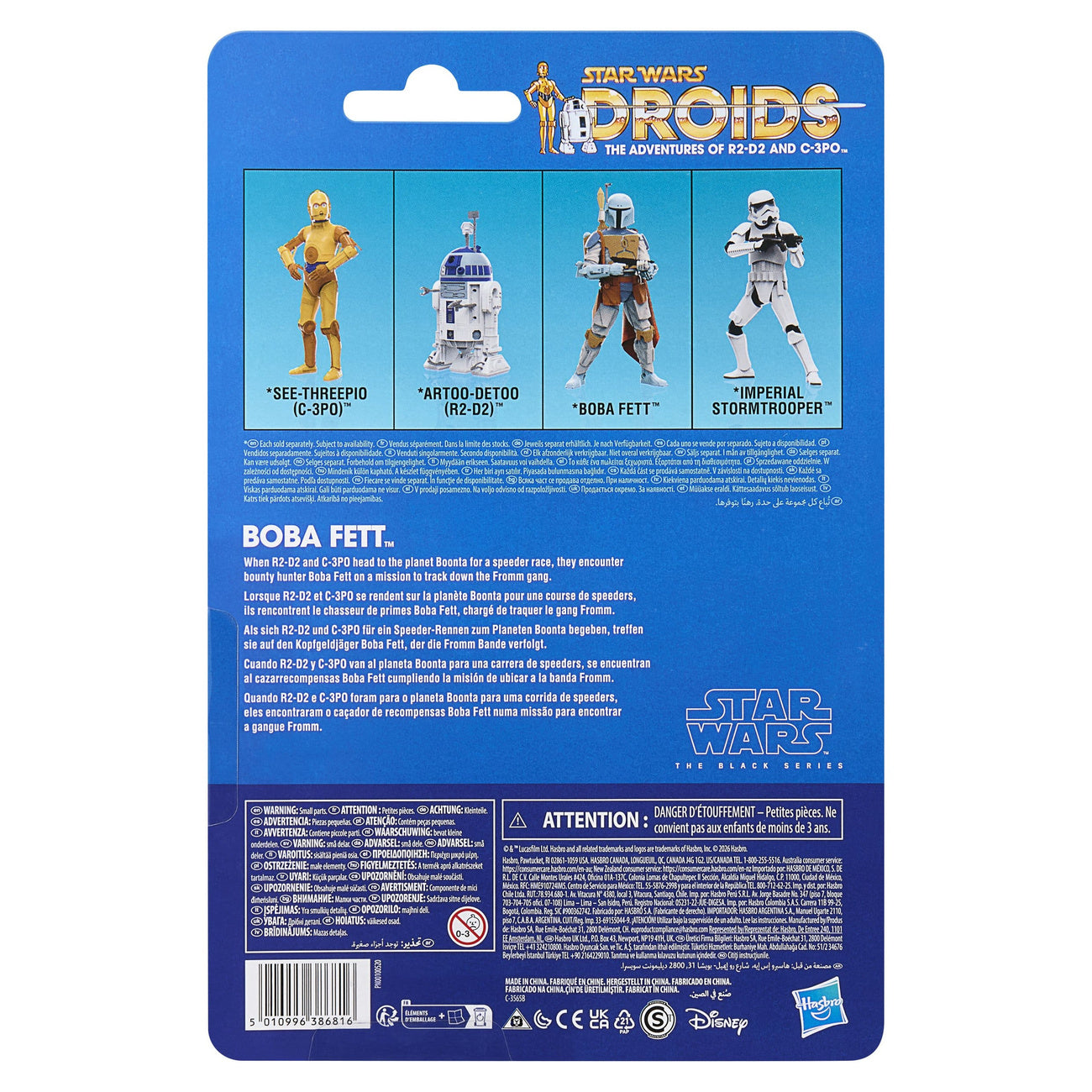 Immagine del prodotto Action figure Black Series Boba Fett Star Wars: Droids 15 cm