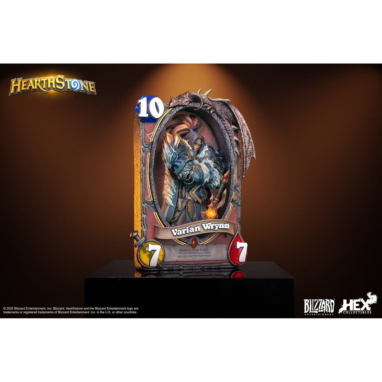 Immagine del prodotto Statua 3D Art Frame Hearthstone Varian Wrynn 31 cm