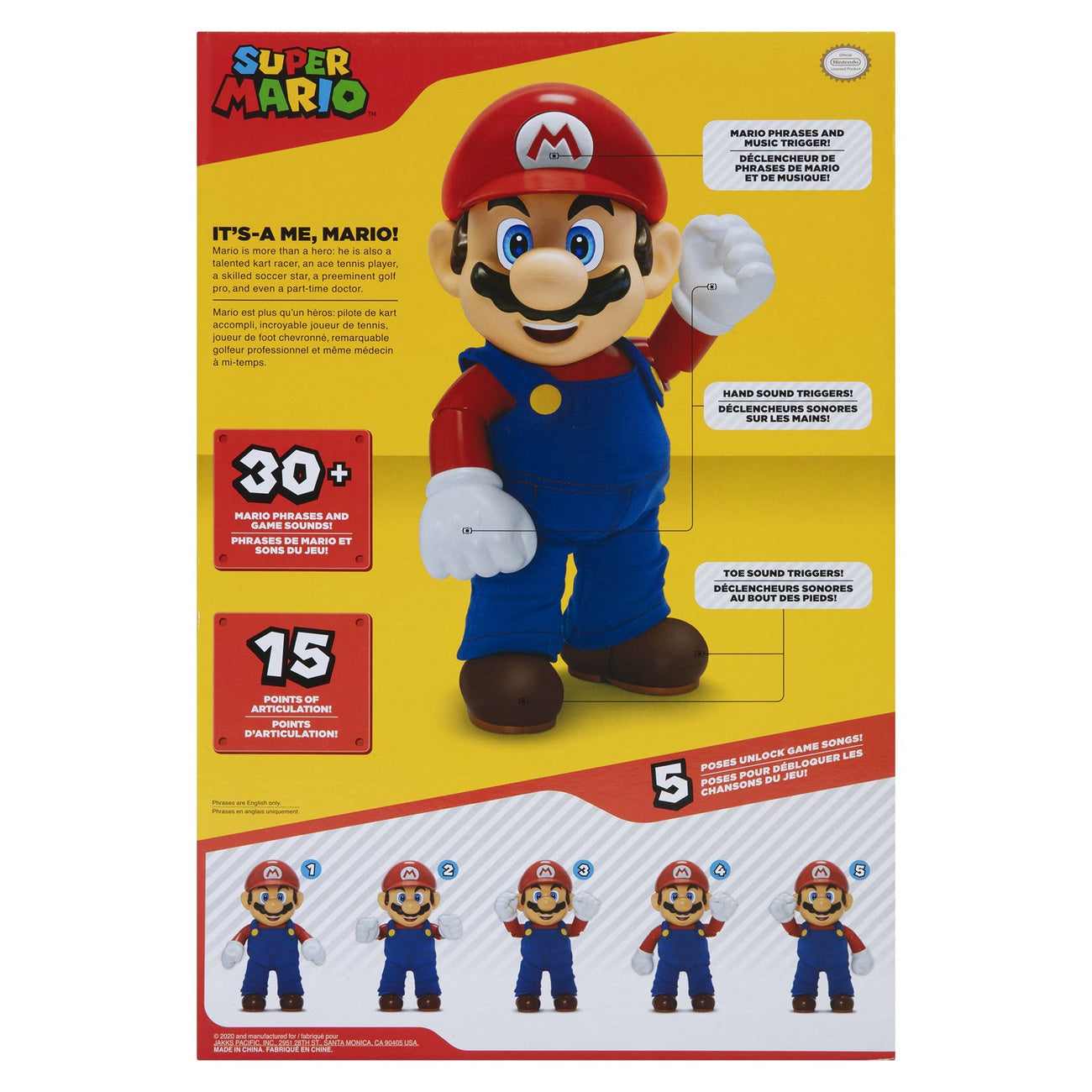 Immagine del prodotto Action Figure Parlante Super Mario It's-A Me! Mario 36 cm