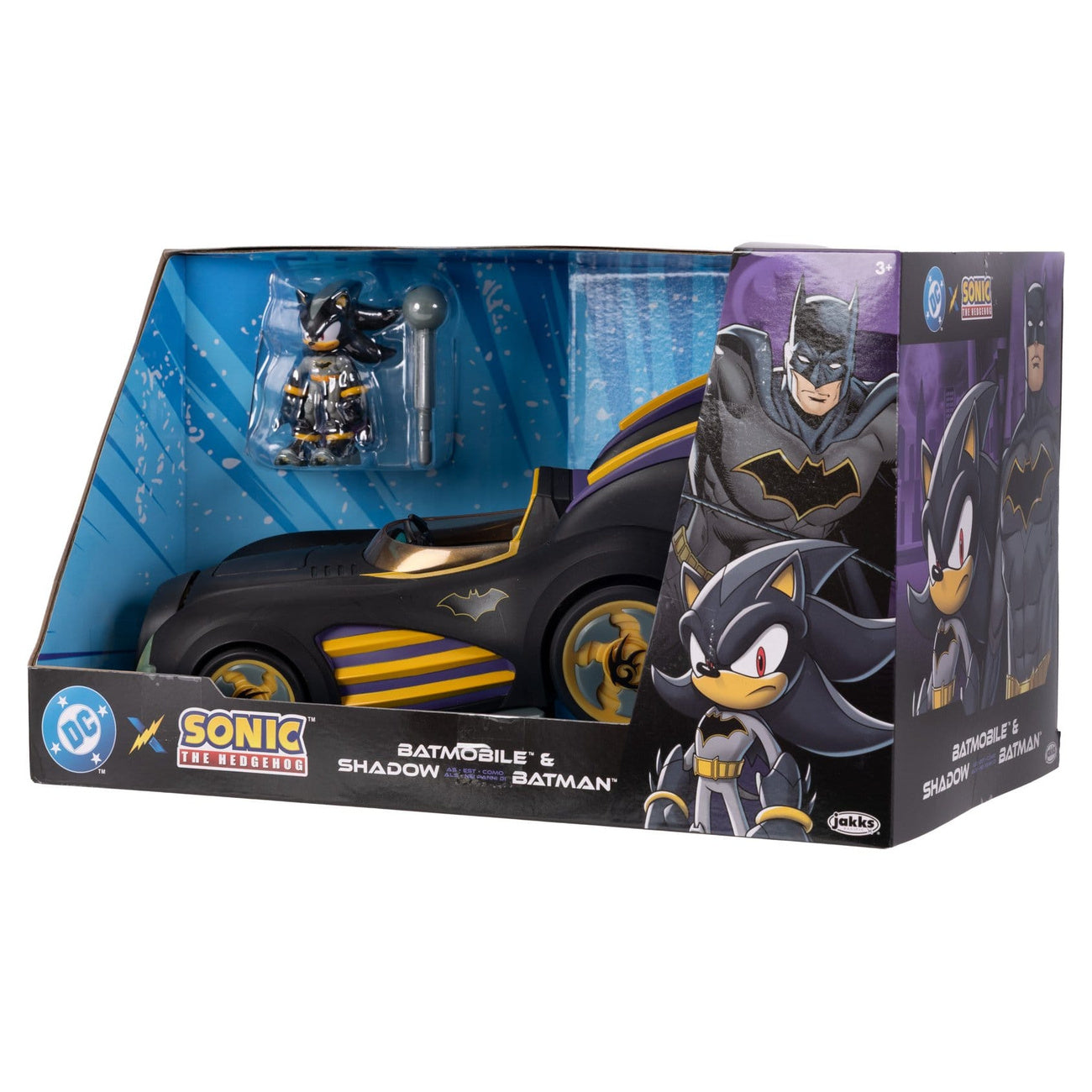 Immagine del prodotto DC x Sonic - The Hedgehog Action figure di Shadow con veicolo
