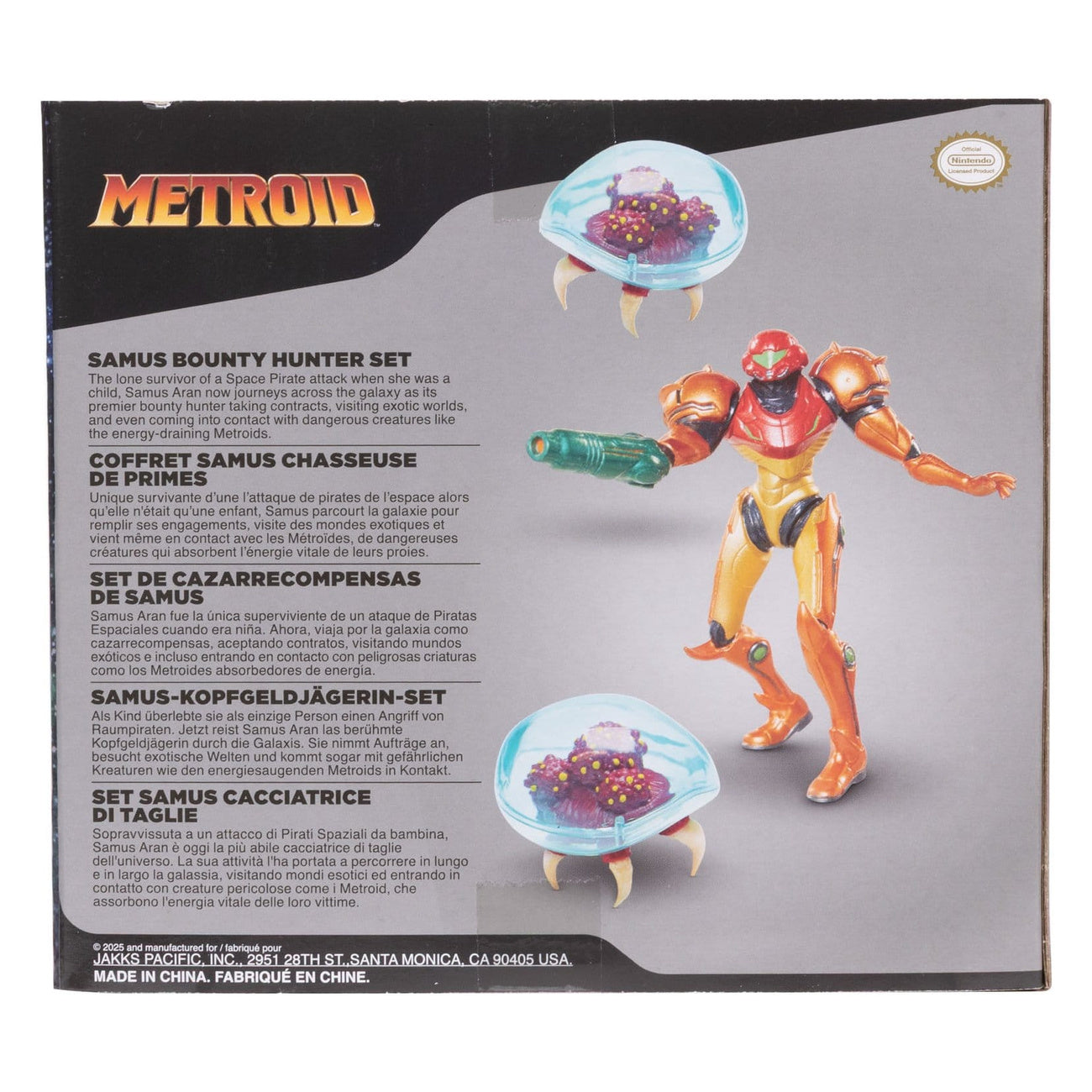 Immagine del prodotto World of Nintendo Metroid Confezione da 3 minifigure Samus Bounty