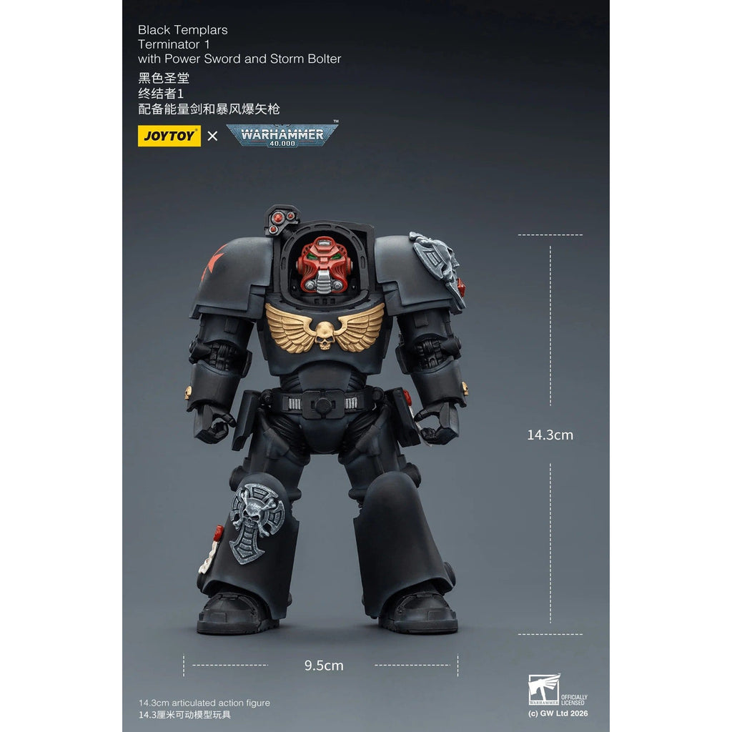Product image Warhammer 40,000 Black Templars Terminator 1 Action Figure