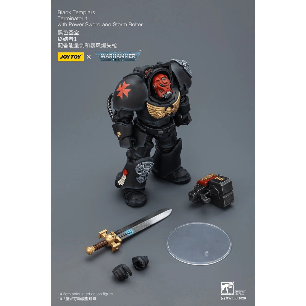 Product image Warhammer 40,000 Black Templars Terminator 1 Action Figure