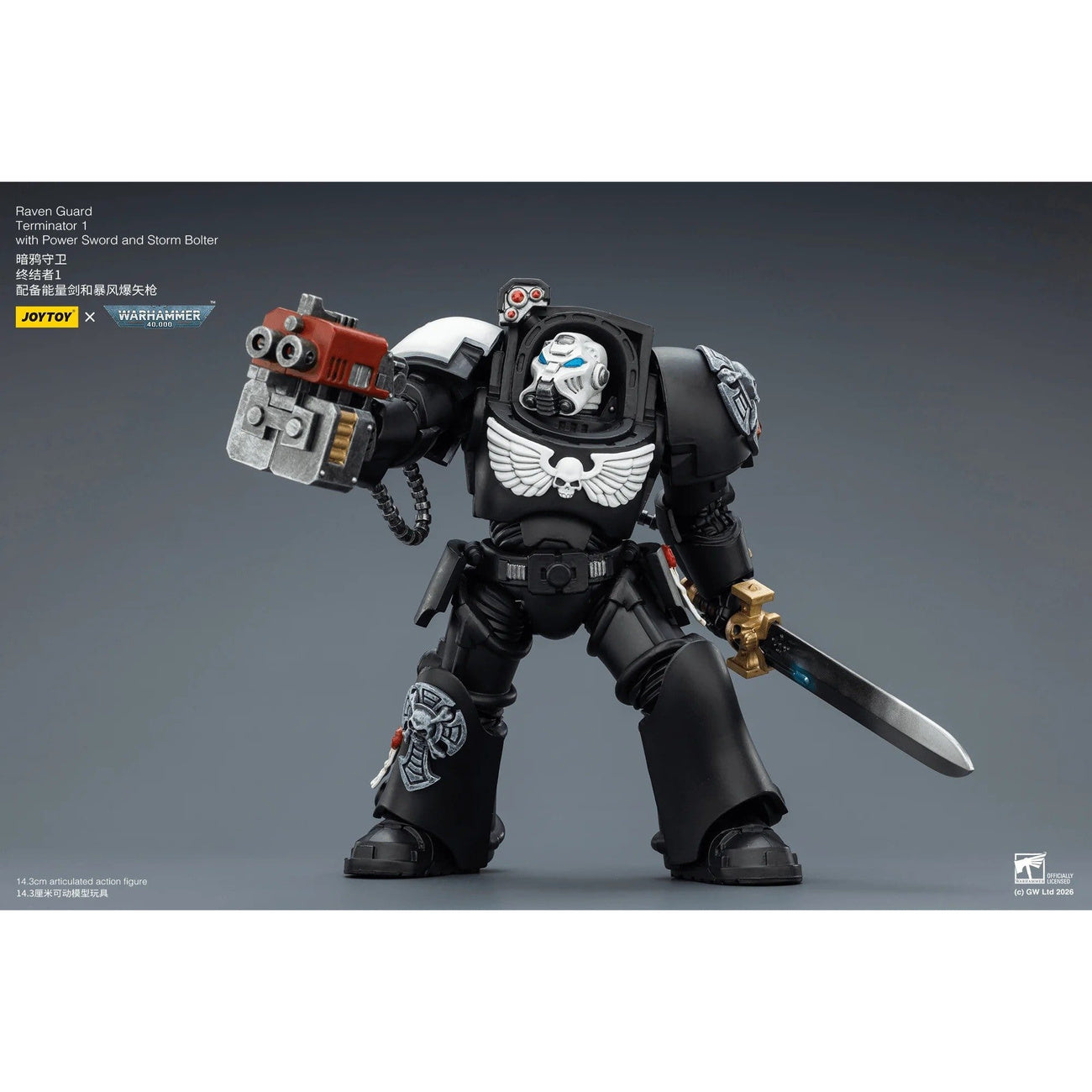 Immagine del prodotto Action figure Warhammer 40.000 Raven Guard Terminator 1 con