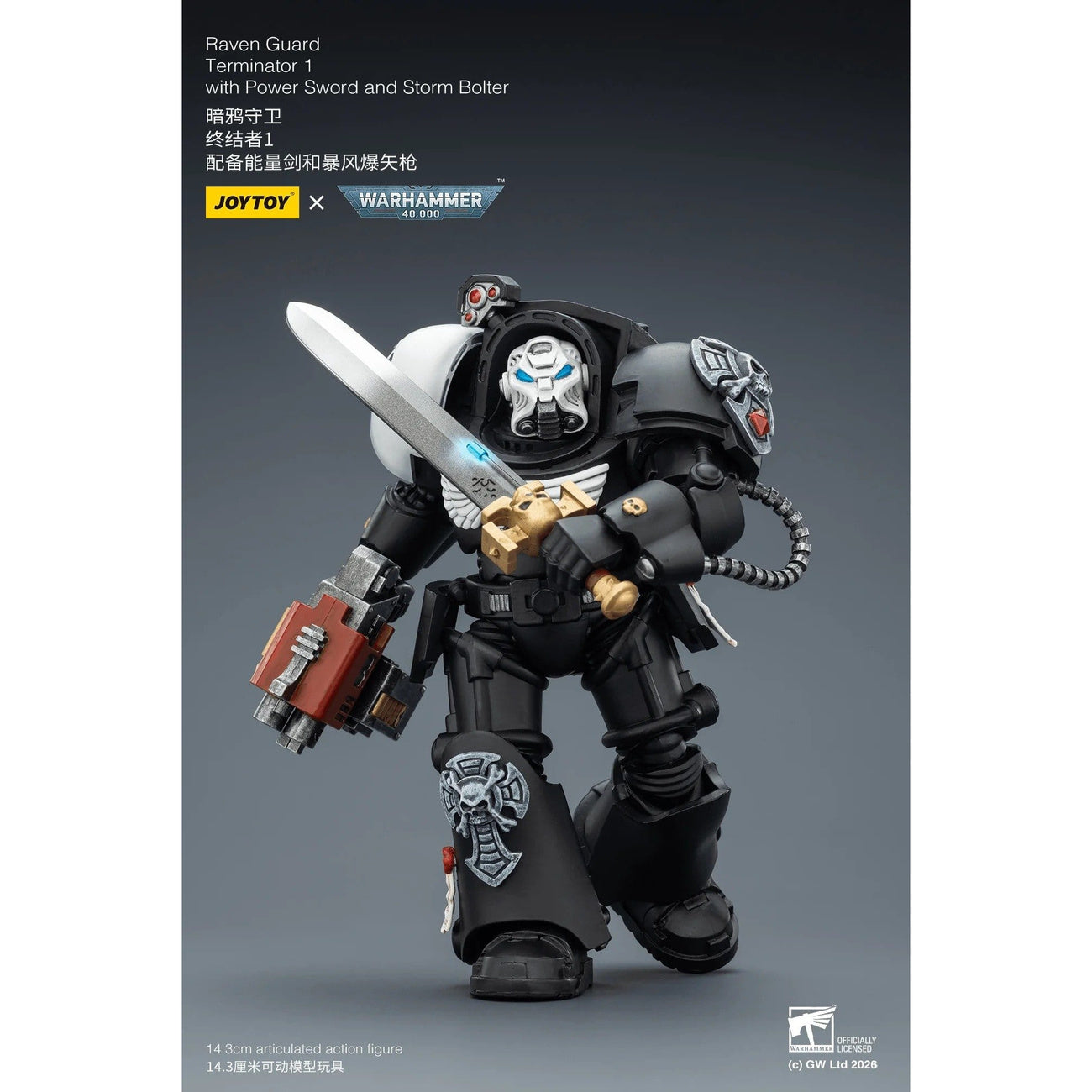 Immagine del prodotto Action figure Warhammer 40.000 Raven Guard Terminator 1 con