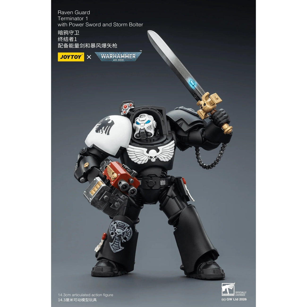 Immagine del prodotto Action figure Warhammer 40.000 Raven Guard Terminator 1 con