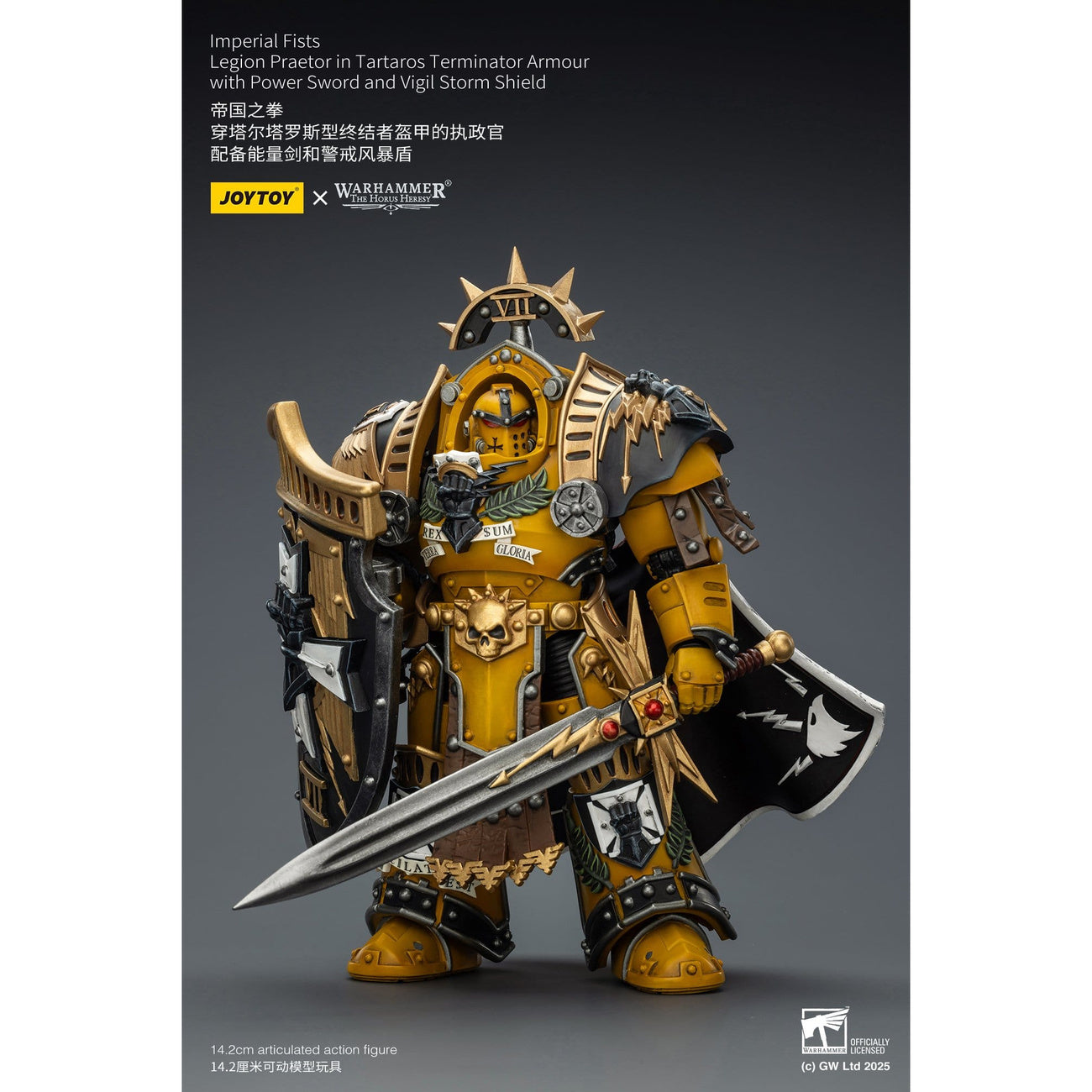 Immagine del prodotto Action figure Warhammer Imperial Fists Legion Praetor in armatura Terminator Tartaros