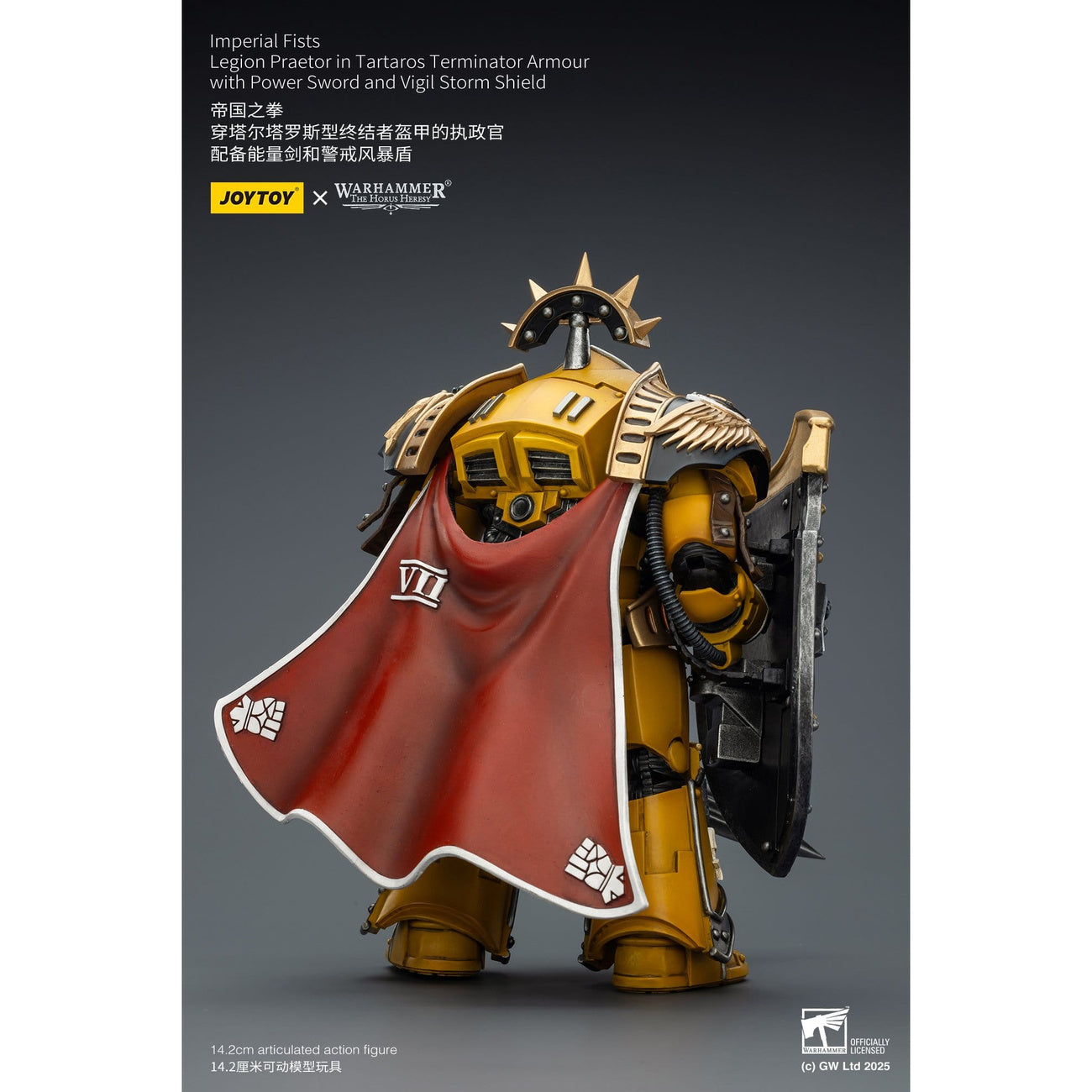 Immagine del prodotto Action figure Warhammer Imperial Fists Legion Praetor in armatura Terminator Tartaros