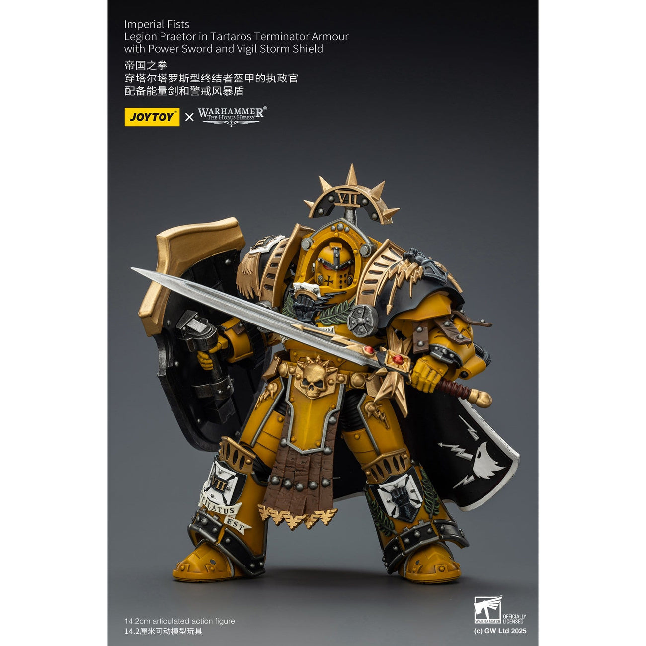 Immagine del prodotto Action figure Warhammer Imperial Fists Legion Praetor in armatura Terminator Tartaros