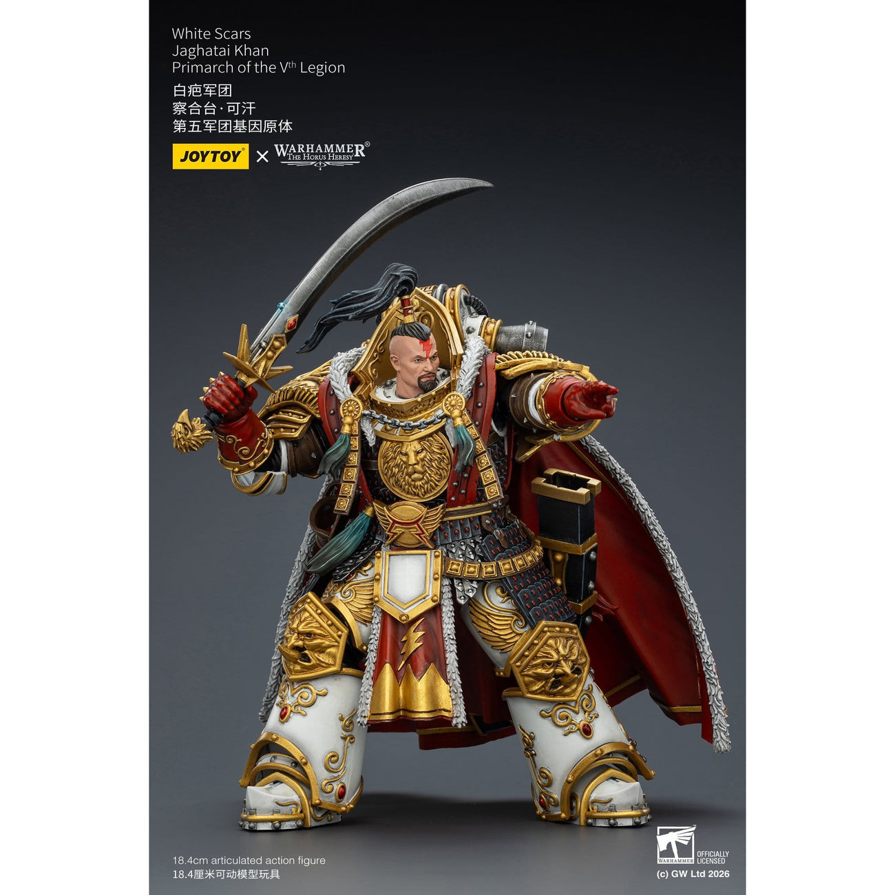 Immagine del prodotto Action figure Warhammer The Horus Heresy White Scars Jaghatai