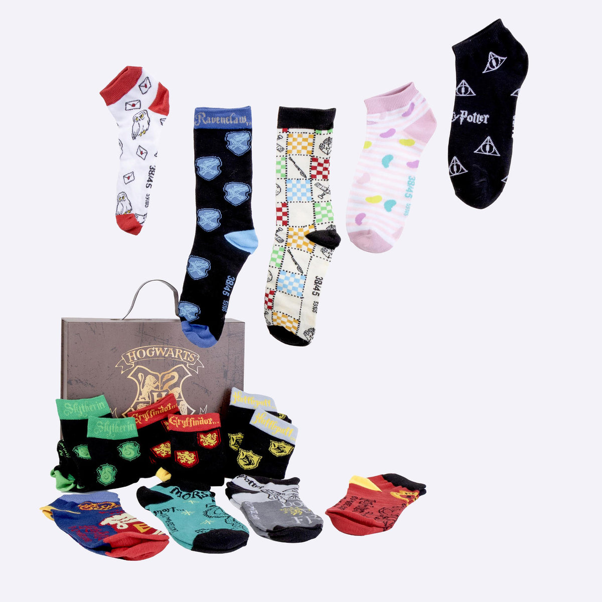 Immagine del prodotto Harry Potter - Set da 12 paia di calzini in valigetta regalo