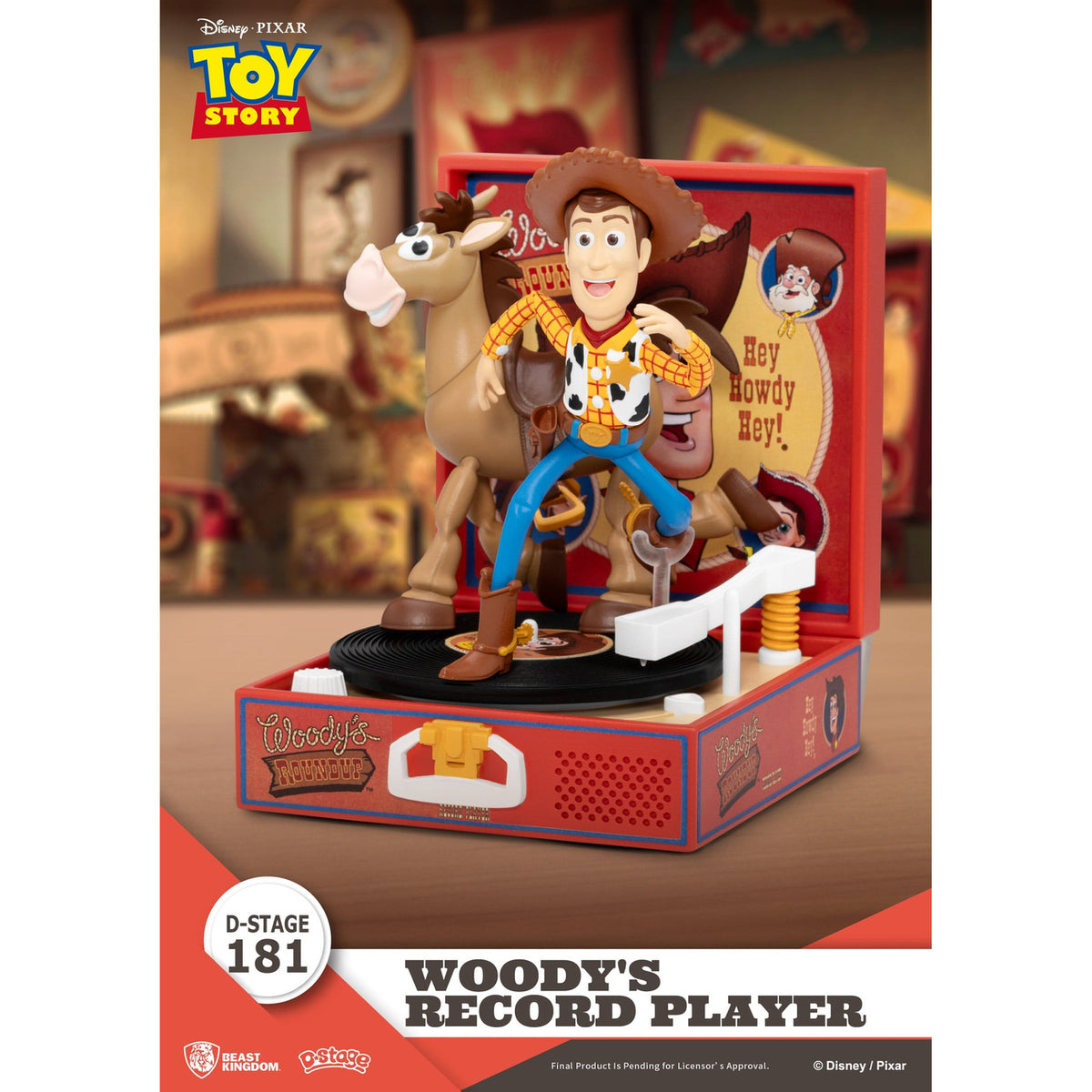 Immagine del prodotto Figure in PVC Toy Story Record Player Series Woody's Record