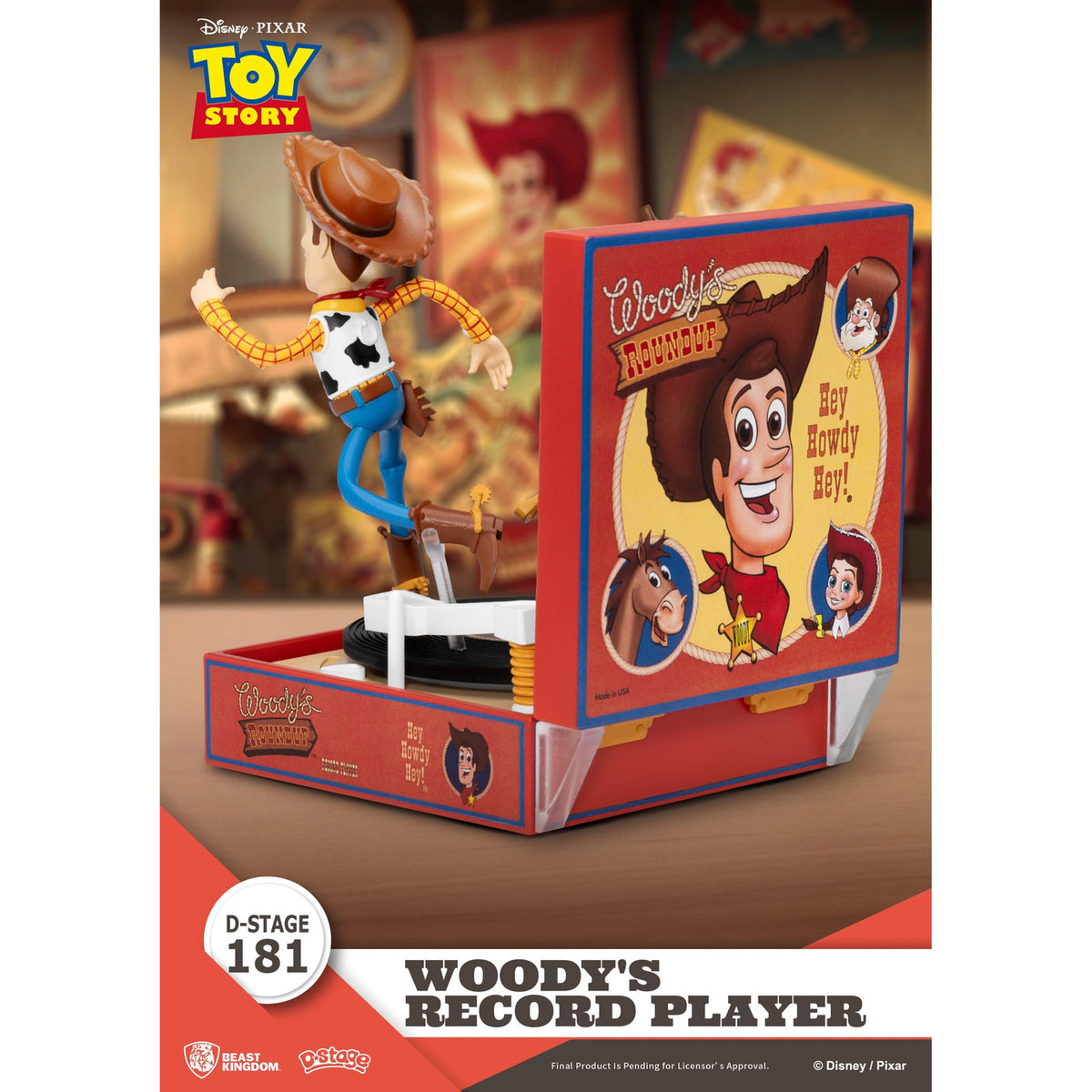 Immagine del prodotto Figure in PVC Toy Story Record Player Series Woody's Record