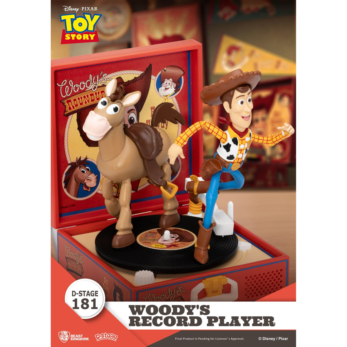Immagine del prodotto Figure in PVC Toy Story Record Player Series Woody's Record