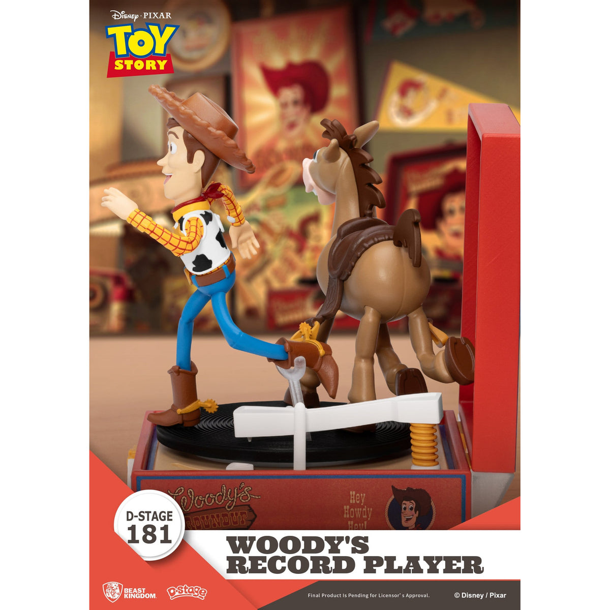 Immagine del prodotto Figure in PVC Toy Story Record Player Series Woody's Record