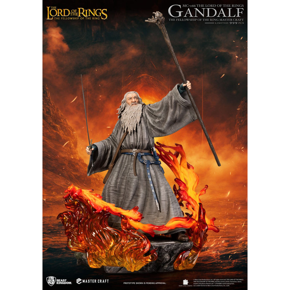 Immagine del prodotto Il Signore degli Anelli - Statua Master Craft Gandalf 58 cm