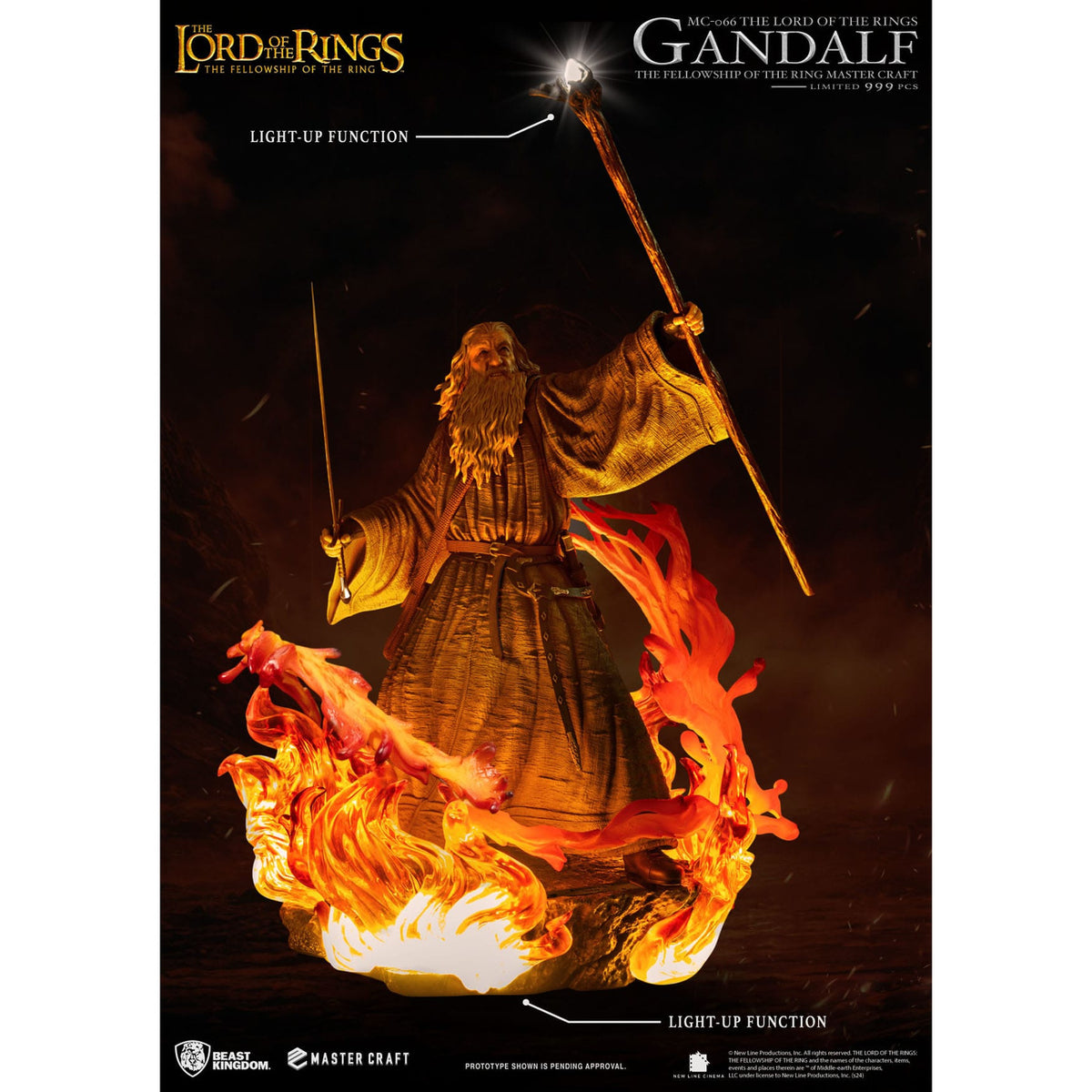 Immagine del prodotto Il Signore degli Anelli - Statua Master Craft Gandalf 58 cm