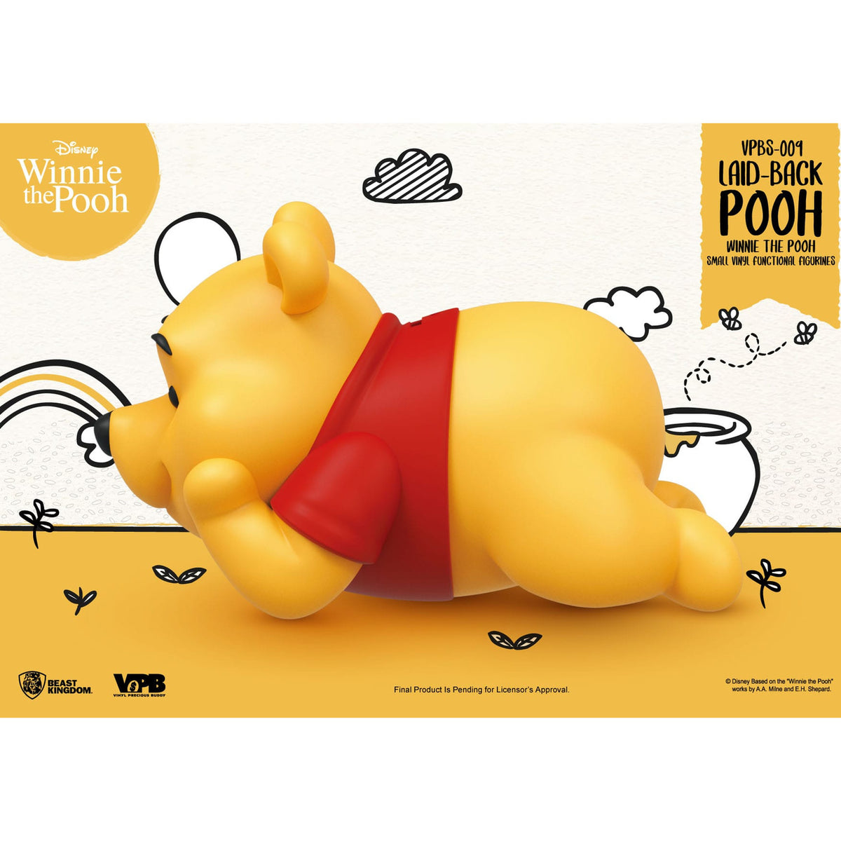 Immagine del prodotto Winnie the Pooh Piccolo salvadanaio in vinile Winnie sdraiato 17 cm