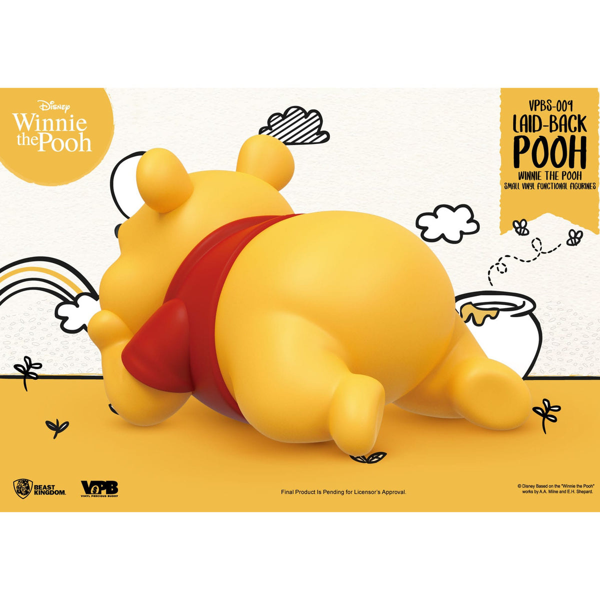 Immagine del prodotto Winnie the Pooh Piccolo salvadanaio in vinile Winnie sdraiato 17 cm