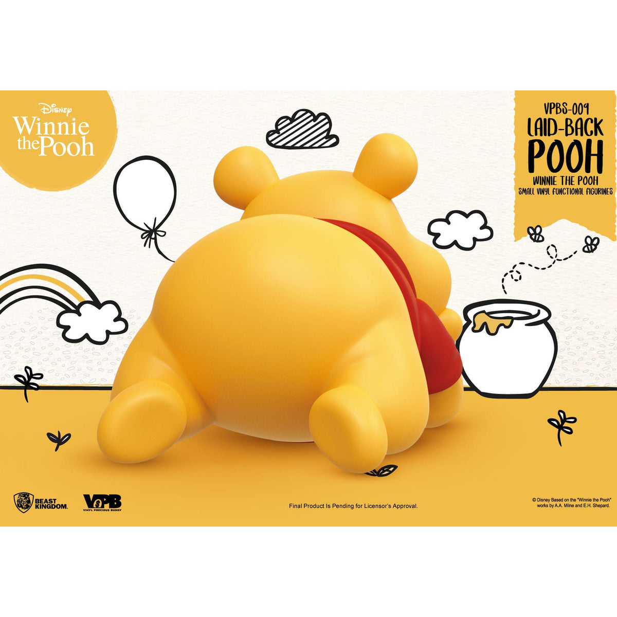 Immagine del prodotto Winnie the Pooh Piccolo salvadanaio in vinile Winnie sdraiato 17 cm
