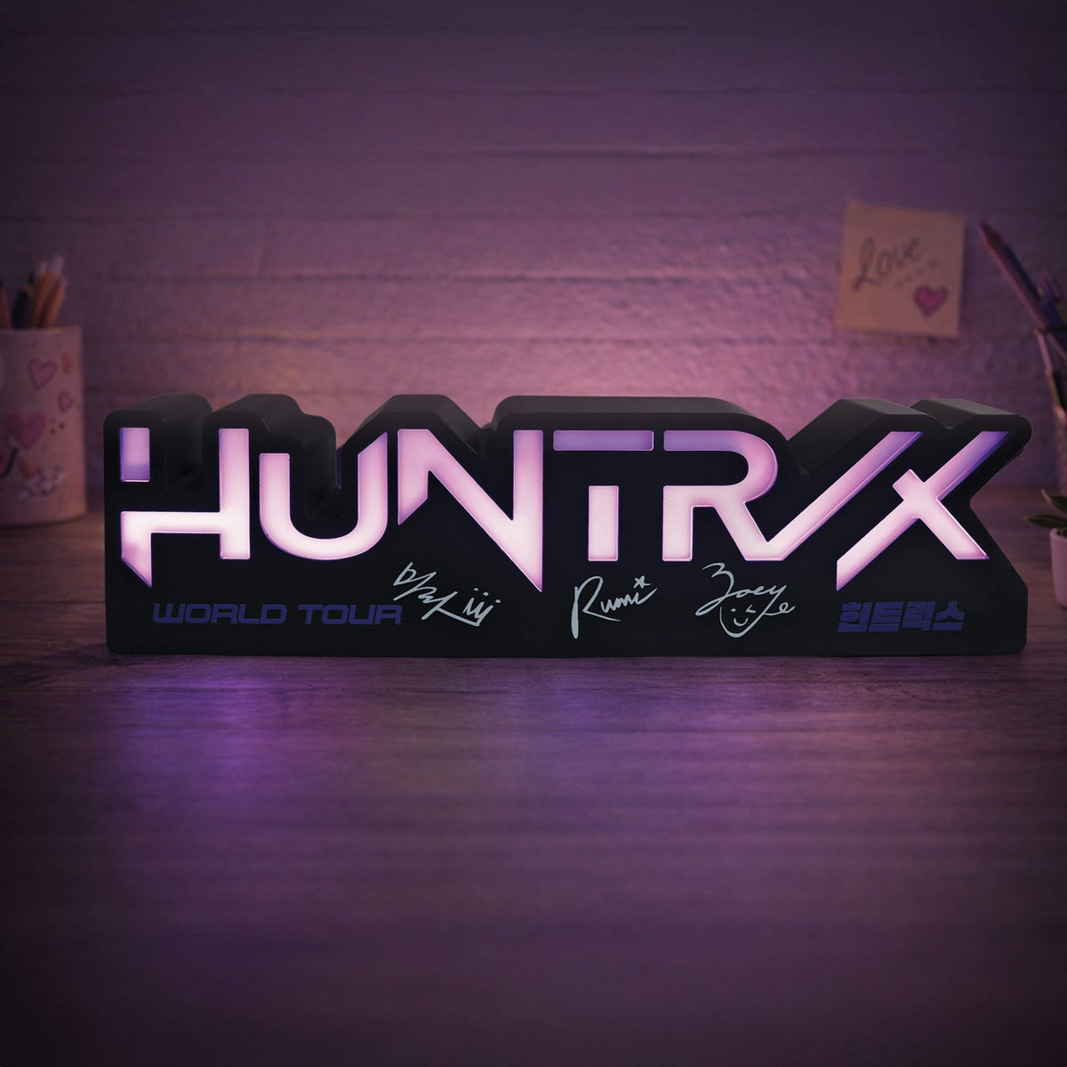 Product image KPop Demon Hunters Lamp Huntr/x Logo
