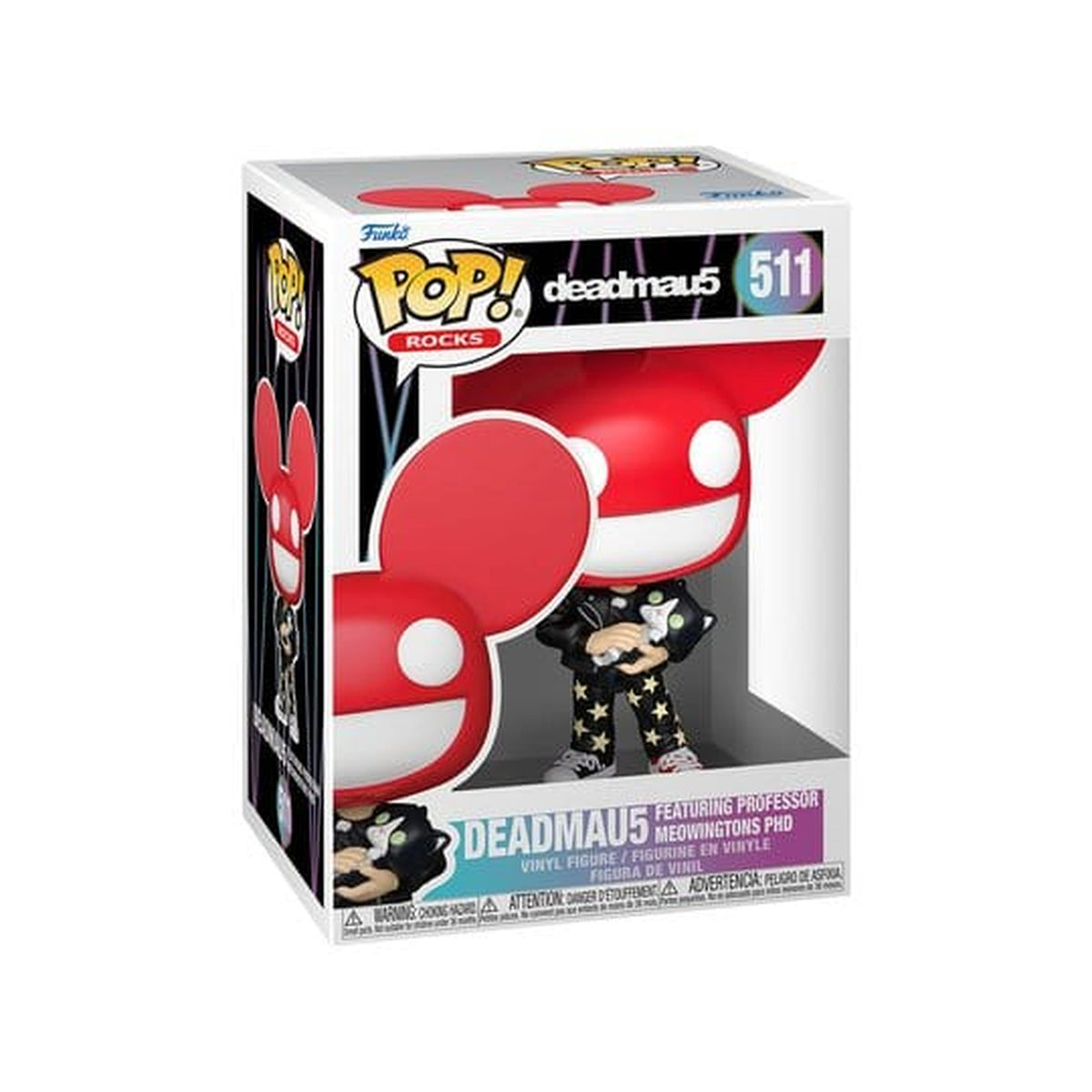 Immagine del prodotto Figura in vinile POP! Rocks Deadmau5 con gatto 9 cm