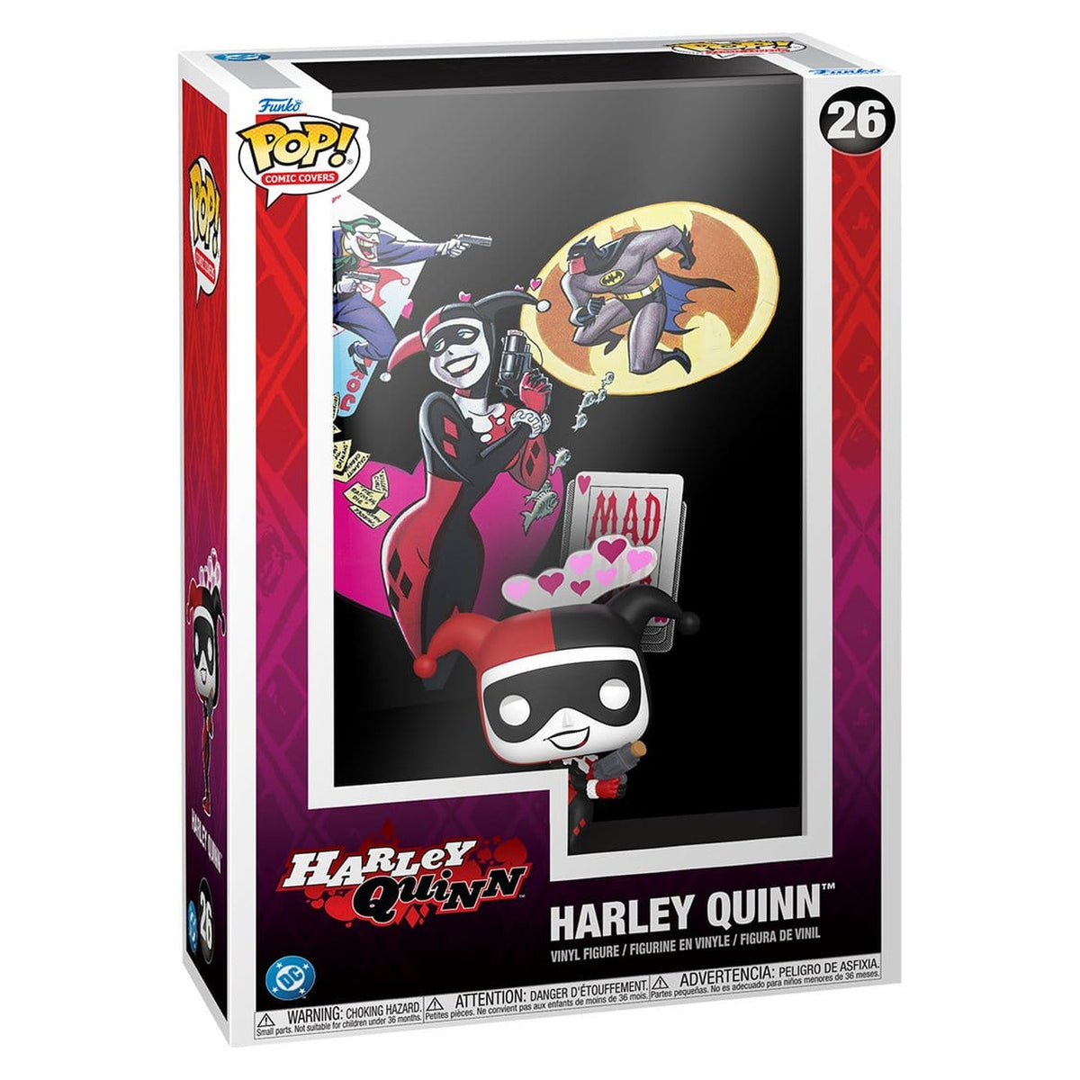 Product image DC Comics POP! Comic Covers Vinyl Figure Harley Quinn 9 cm