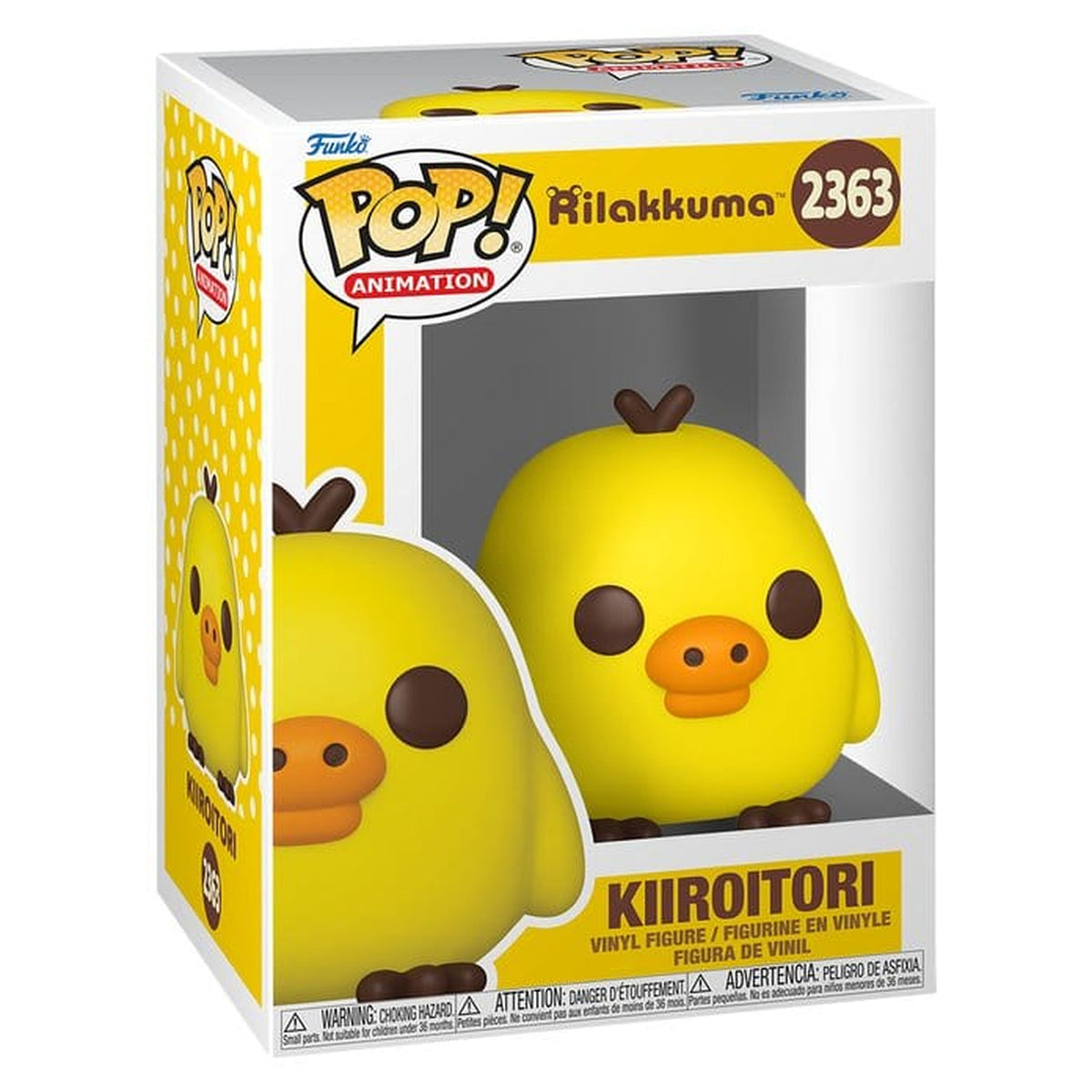 Immagine del prodotto Figure in vinile Rilakkuma POP! Animation Kiiroitori 9 cm