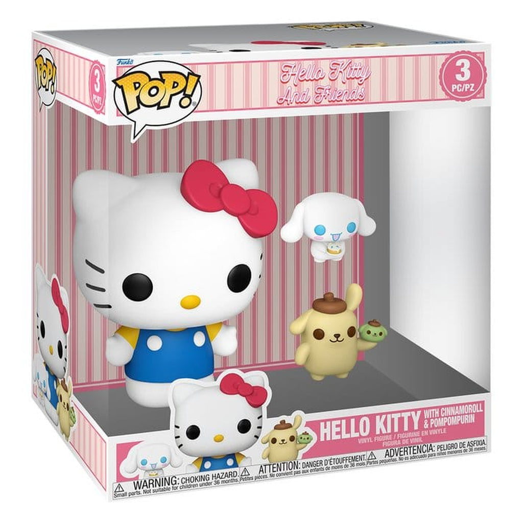 Immagine del prodotto Hello Kitty Confezione da 3 figure in vinile Super Sized Jumbo POP!