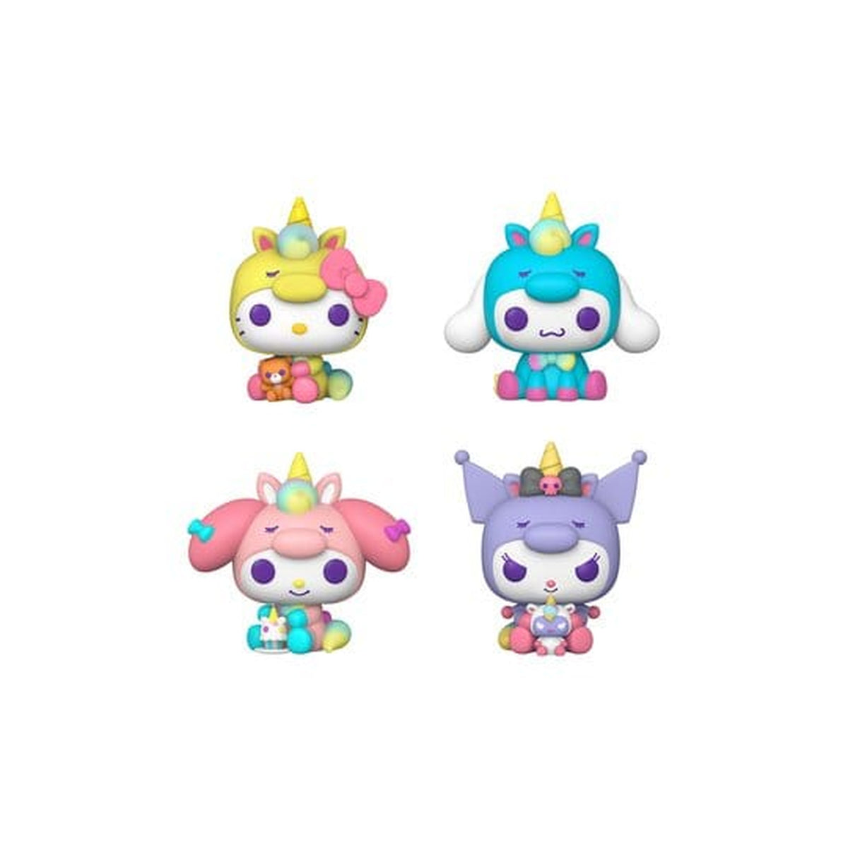 Immagine del prodotto Sanrio POP! Figure in vinile set da 4 Hello Kitty in outfit da unicorno