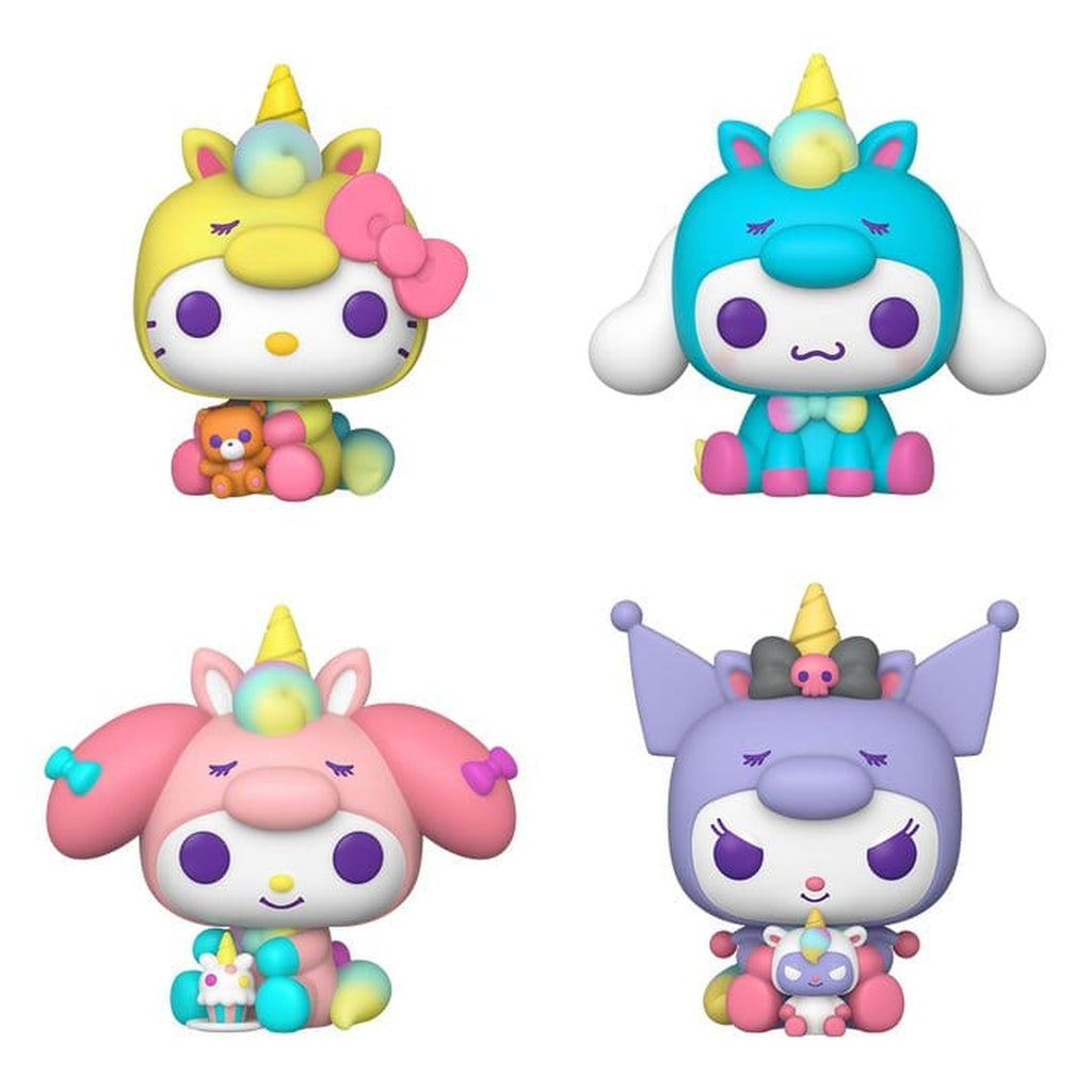 Immagine del prodotto Sanrio POP! Figure in vinile set da 4 Hello Kitty in outfit da unicorno
