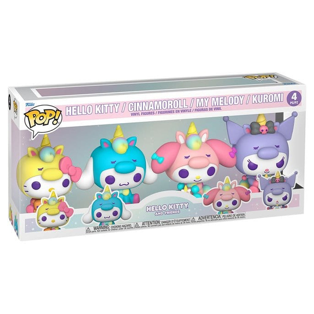 Immagine del prodotto Sanrio POP! Figure in vinile set da 4 Hello Kitty in outfit da unicorno