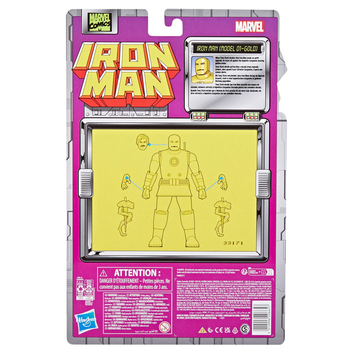 Produktbild Iron Man Marvel Legends Actionfigur Iron Man (Model