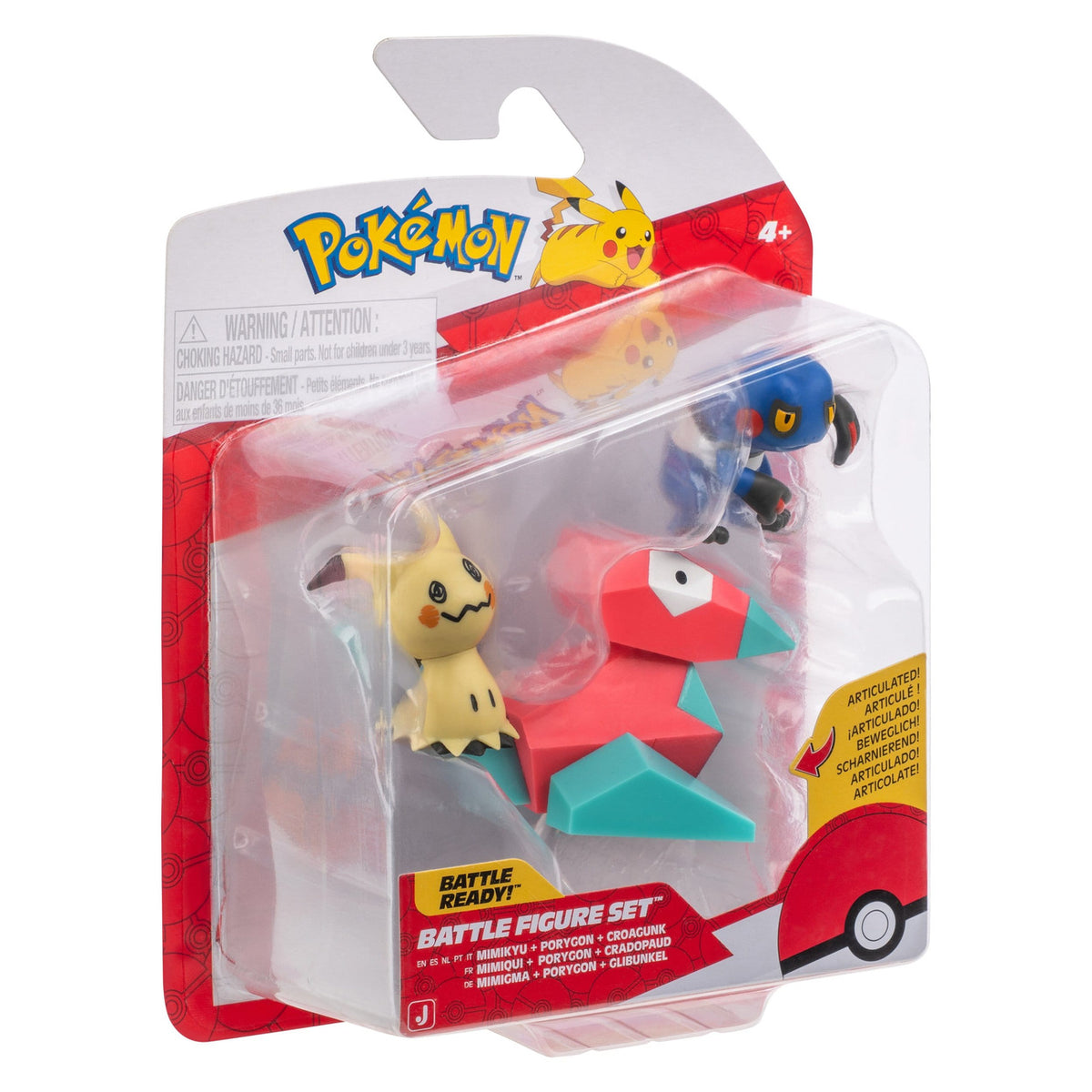 Produktbild Pokémon Battle Figure Actionfiguren 3er-Pack Mimigma,