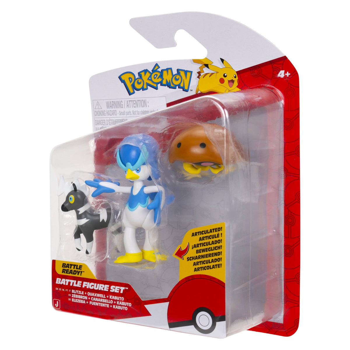 Produktbild Pokémon Battle Figure Actionfiguren 3er-Pack Elezeba,