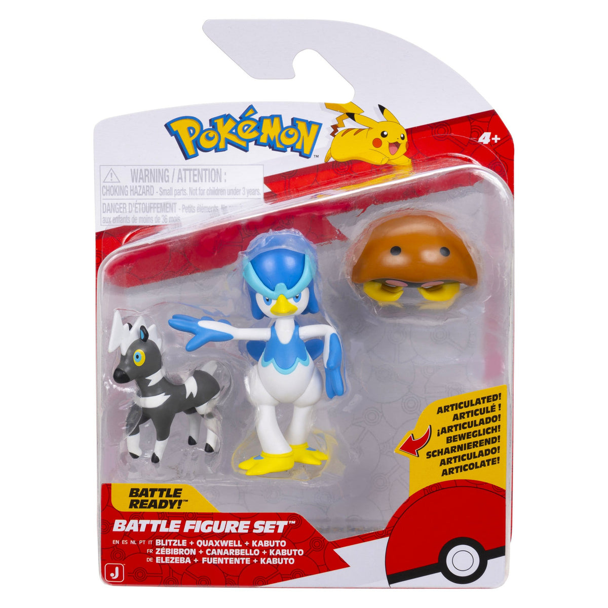 Produktbild Pokémon Battle Figure Actionfiguren 3er-Pack Elezeba,