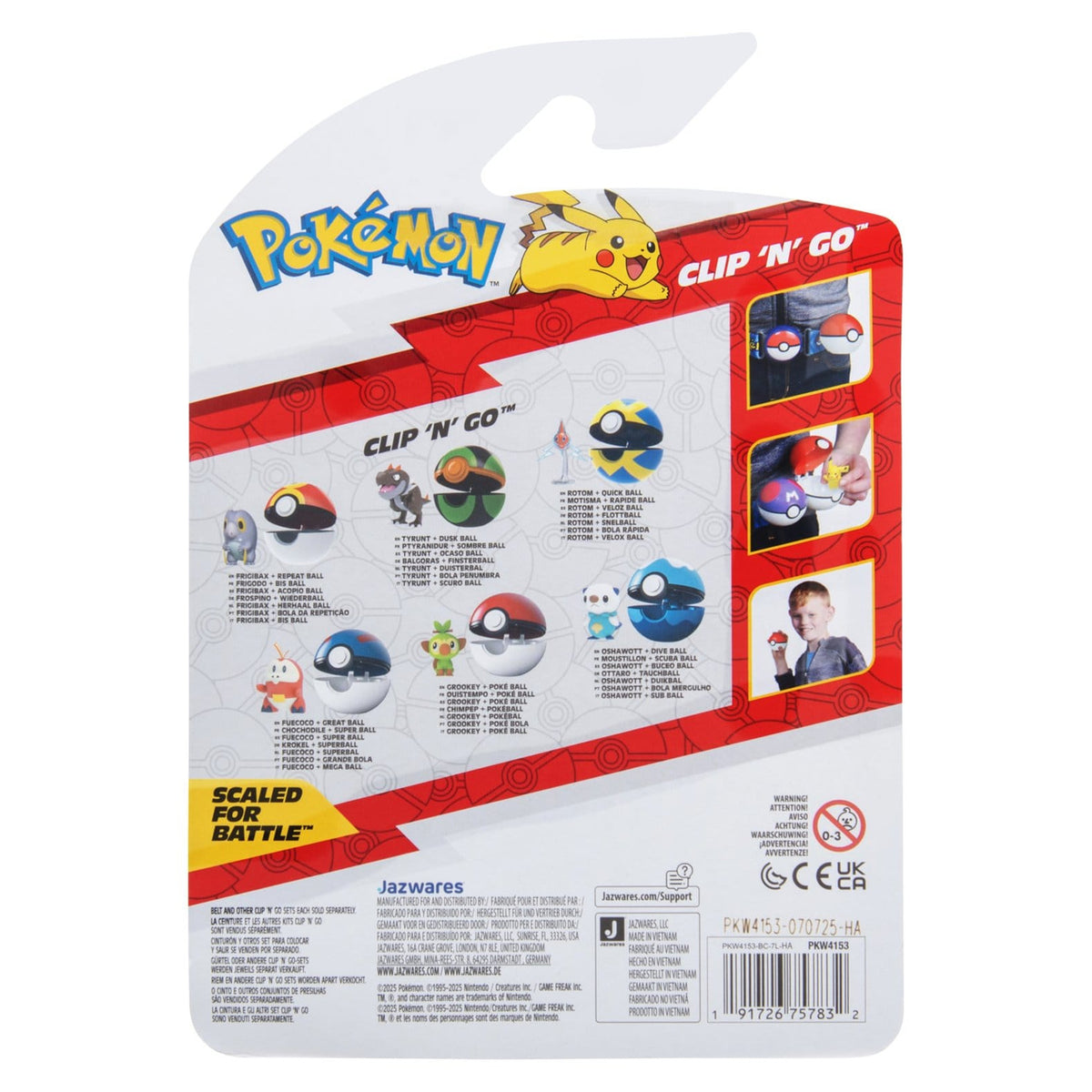 Produktbild Pokémon Clip 'n' Go Actionfigur Wave 21 Frospino &