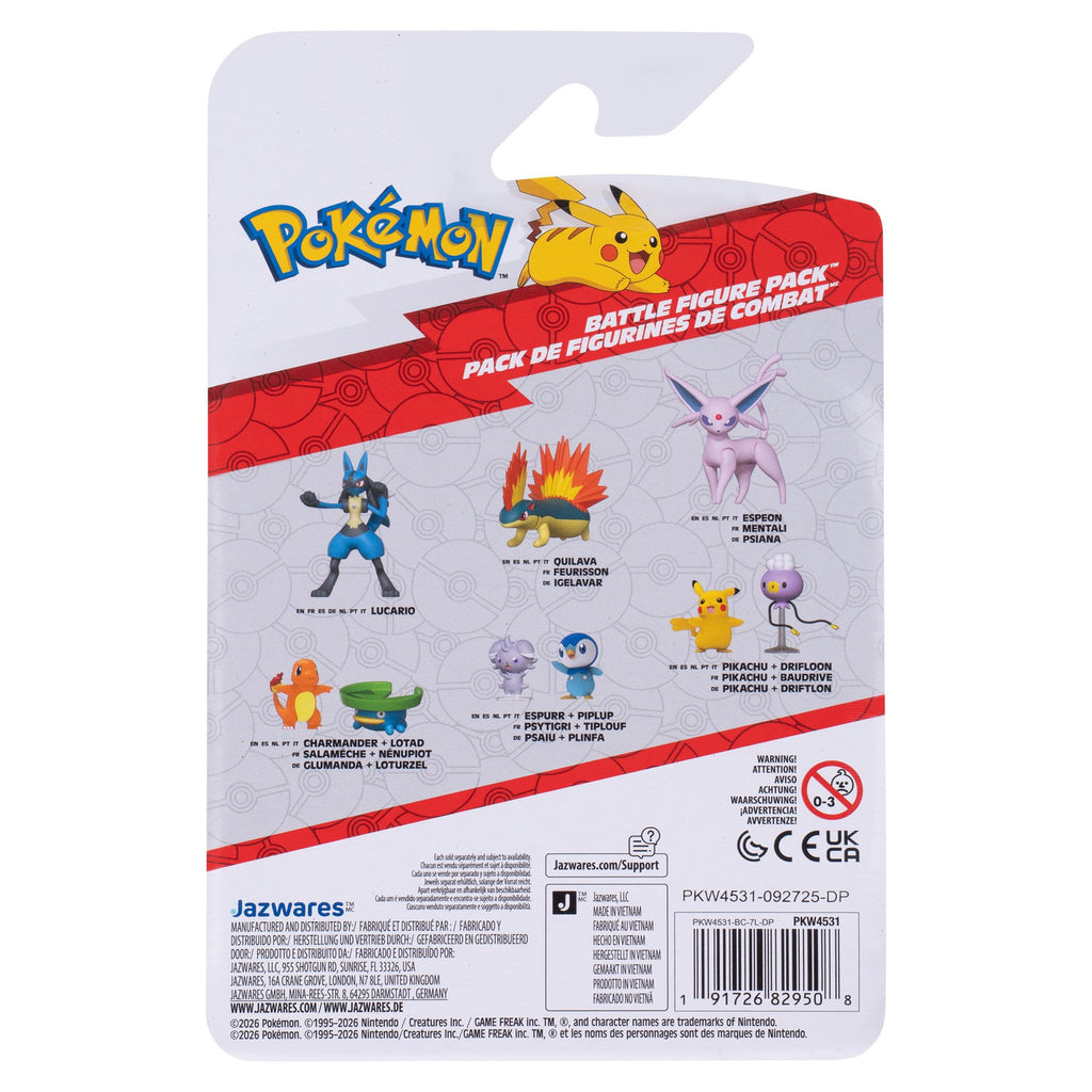 Produktbild Pokémon Battle Figure Actionfiguren 2er-Pack Driftlon &