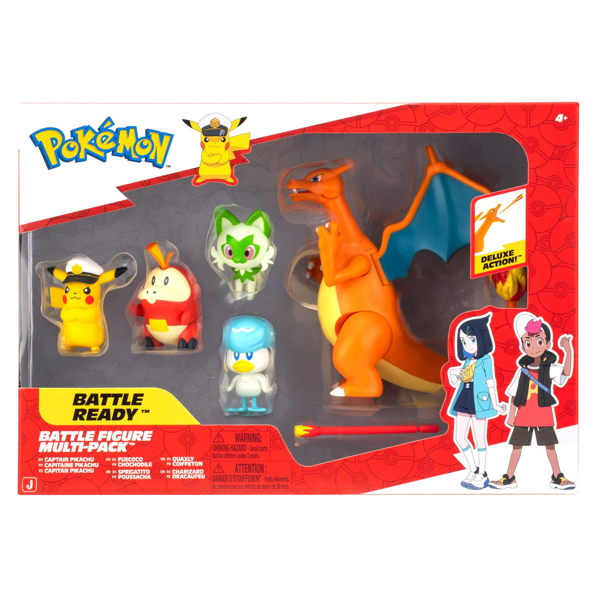 Produktbild Pokémon Battle Figure Actionfiguren 6er Multi-Pack