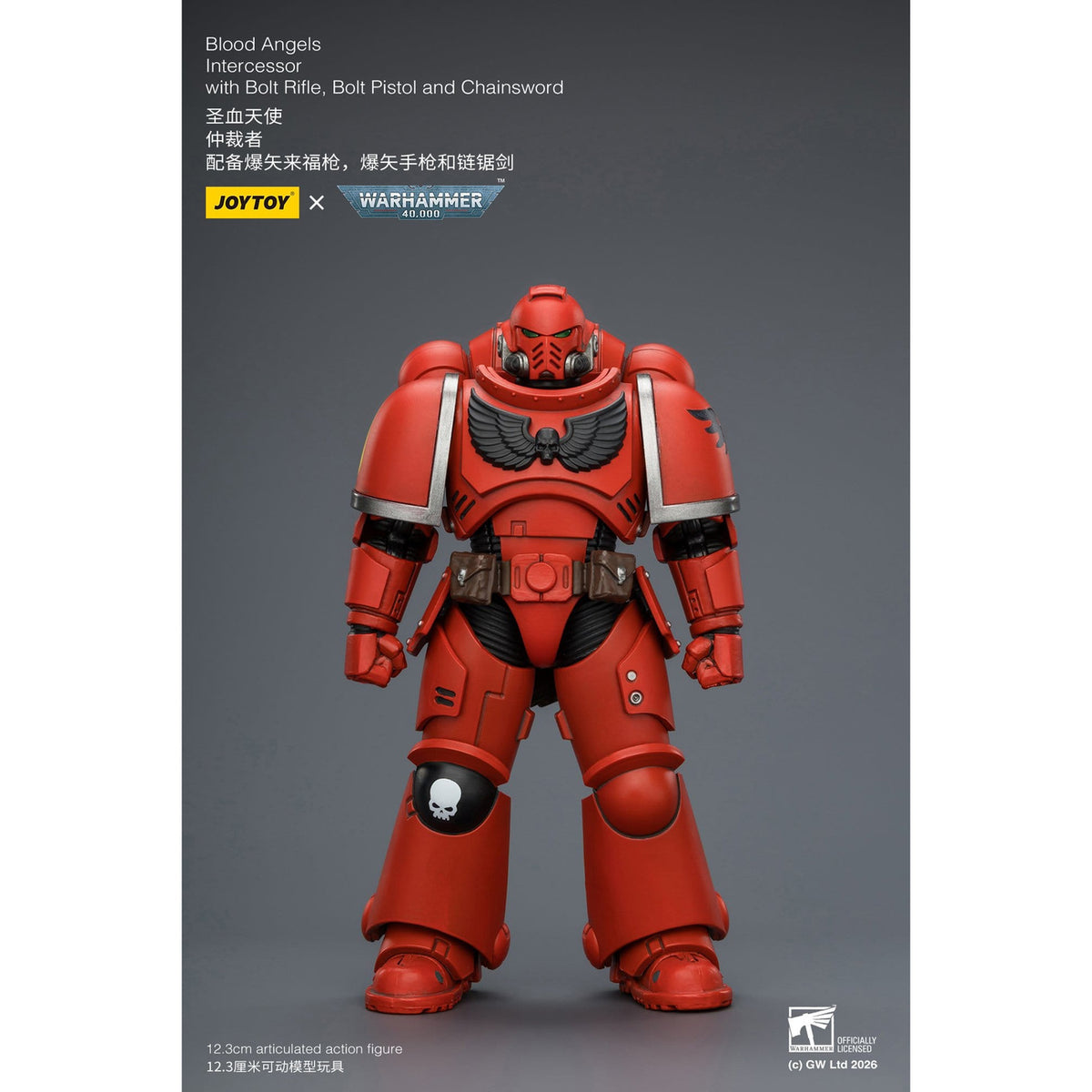Produktbild Warhammer 40,000 Actionfigur Blood Angels Intercessor 12 cm