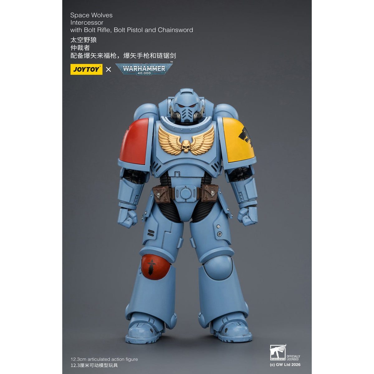 Produktbild Warhammer 40,000 Actionfigur Space Wolves Intercessor 12 cm