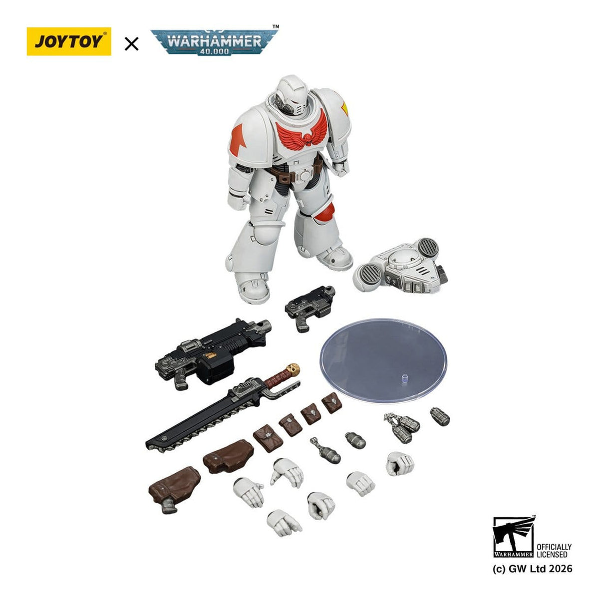 Produktbild Warhammer 40,000 Actionfigur White Scars Intercessor 12 cm