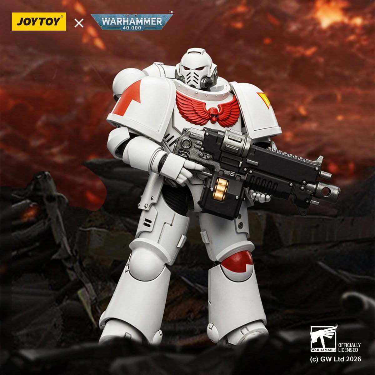 Produktbild Warhammer 40,000 Actionfigur White Scars Intercessor 12 cm
