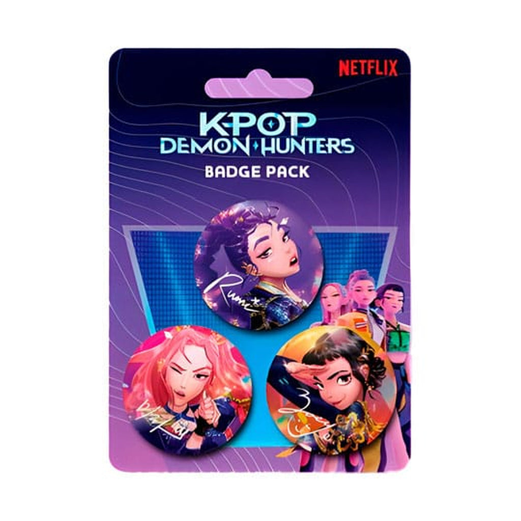 Produktbild KPop Demon Hunters Ansteck-Buttons 3er-Pack
