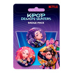 Produktbild KPop Demon Hunters Ansteck-Buttons 3er-Pack