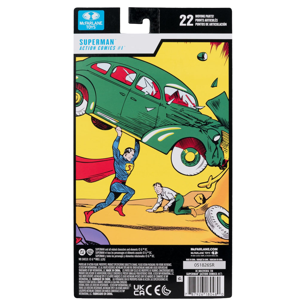 Produktbild DC Multiverse Actionfigur Superman (Action Comics #1) 18 cm