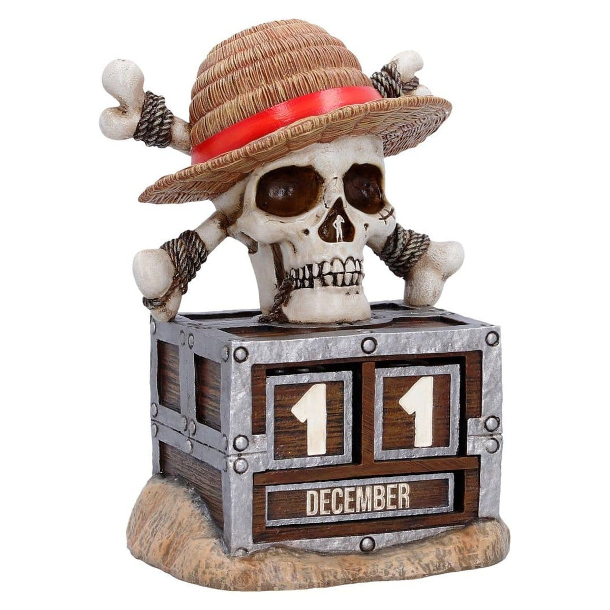Produktbild One Piece Ewiger Kalender Luffy Jolly Roger 16 cm